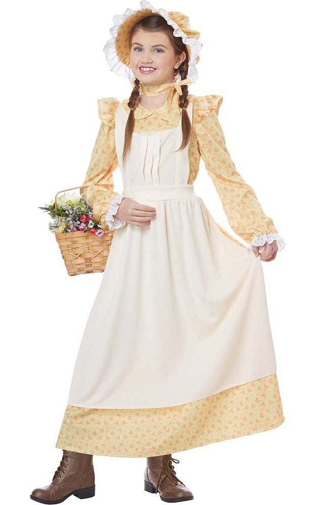 Prairie Girl Child American \ Australian Colonial Costume - CALIFORNIA