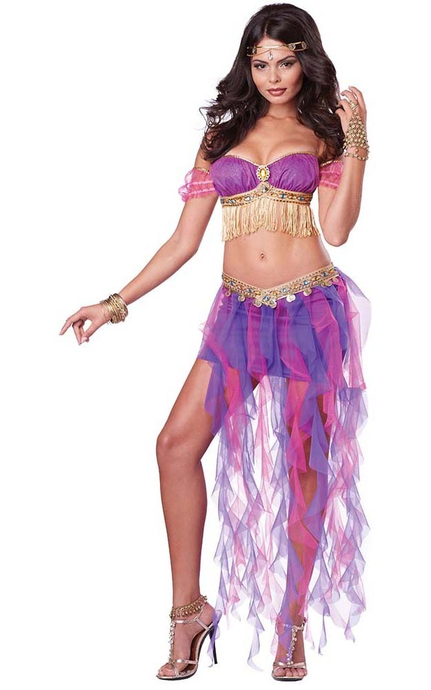 Belly Dancer Adult Arabian Princess Costume - CALIFORNIA