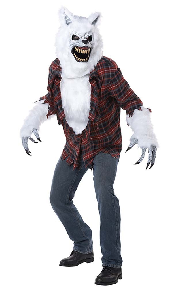 white wolf costume