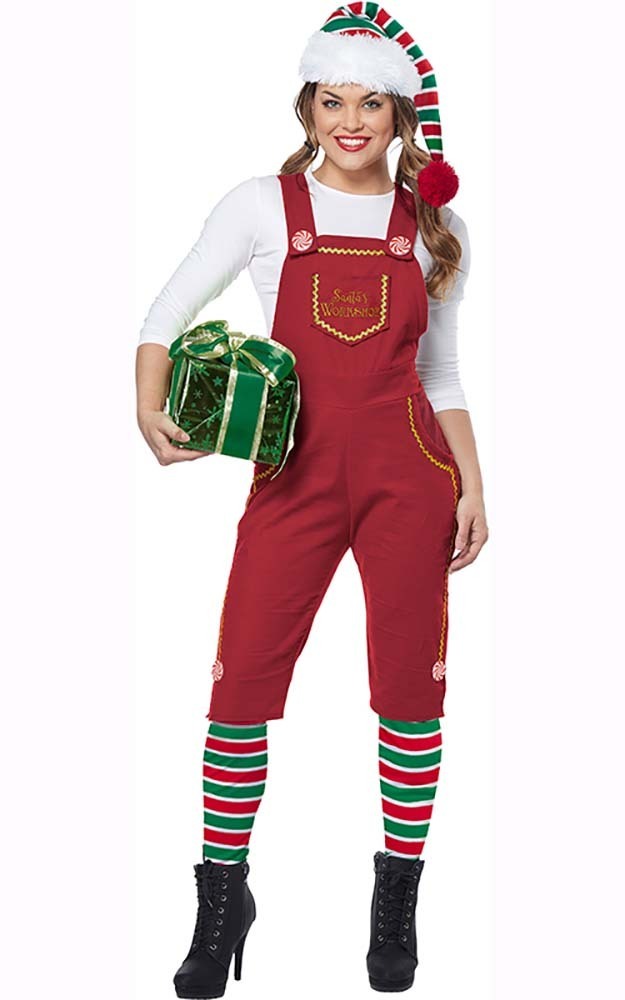 Santa S Workshop Elf Adult Womens Christmas Costume Ebay
