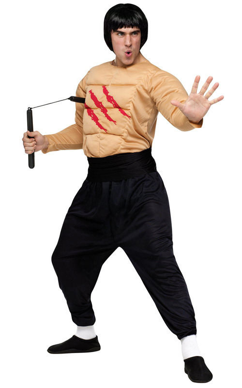 Kung Fu Bruce Lee Adult Costume | Costume Crazy