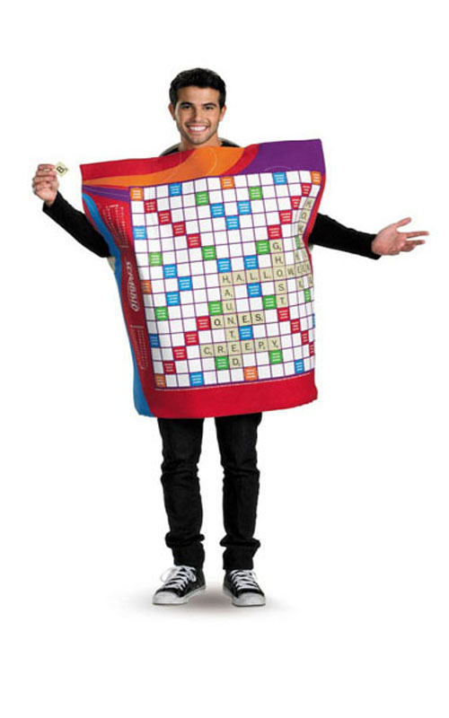 Scrabble Board Game Adult Costume | Costume Crazy
