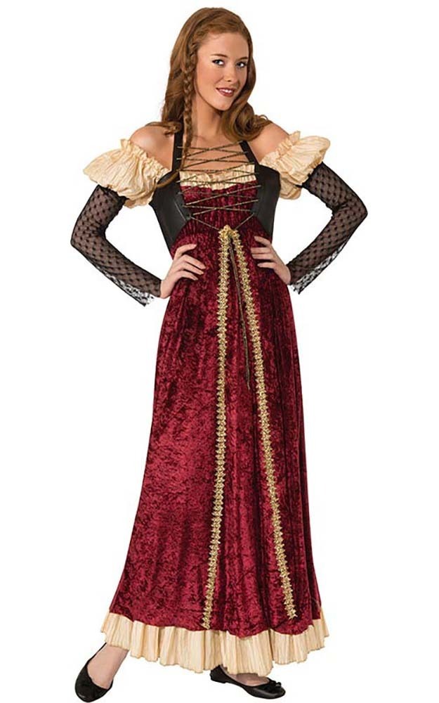 Dungeon Damsel Renaissance Medieval Adult Costume - RUBIES