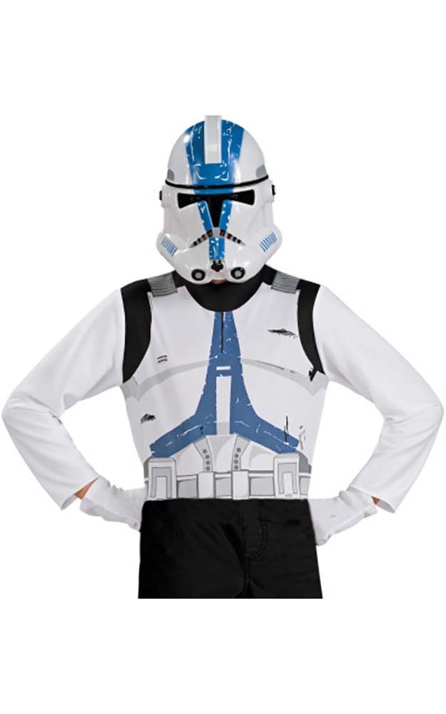 plastic clone trooper costume