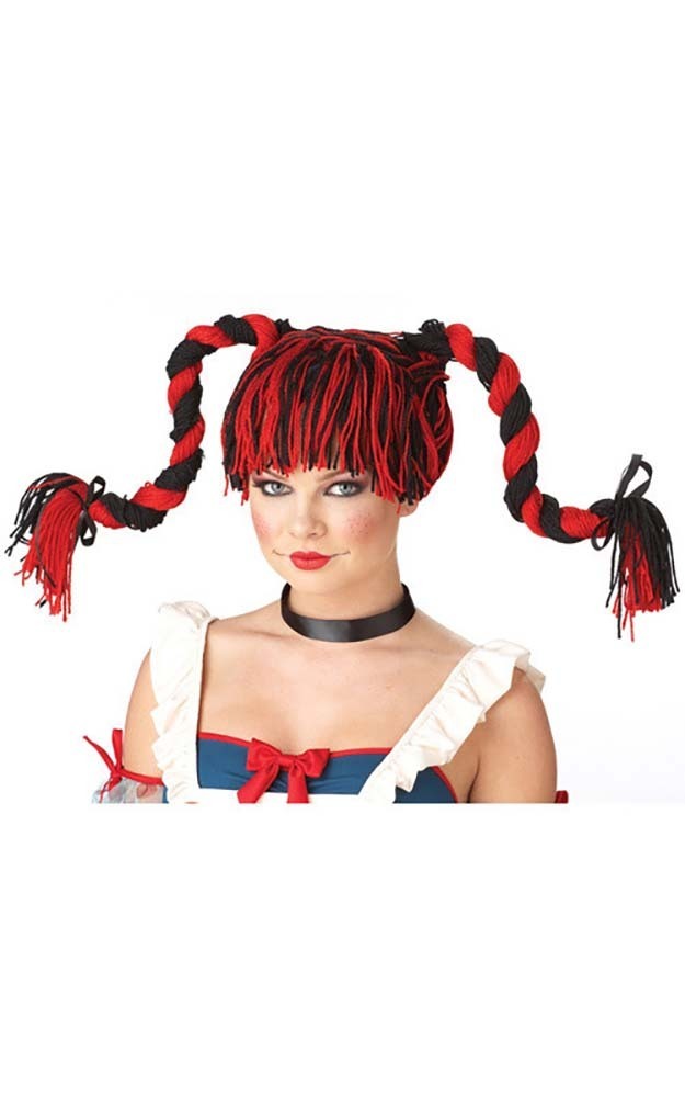 Rag Doll Wig Teen Costume Crazy