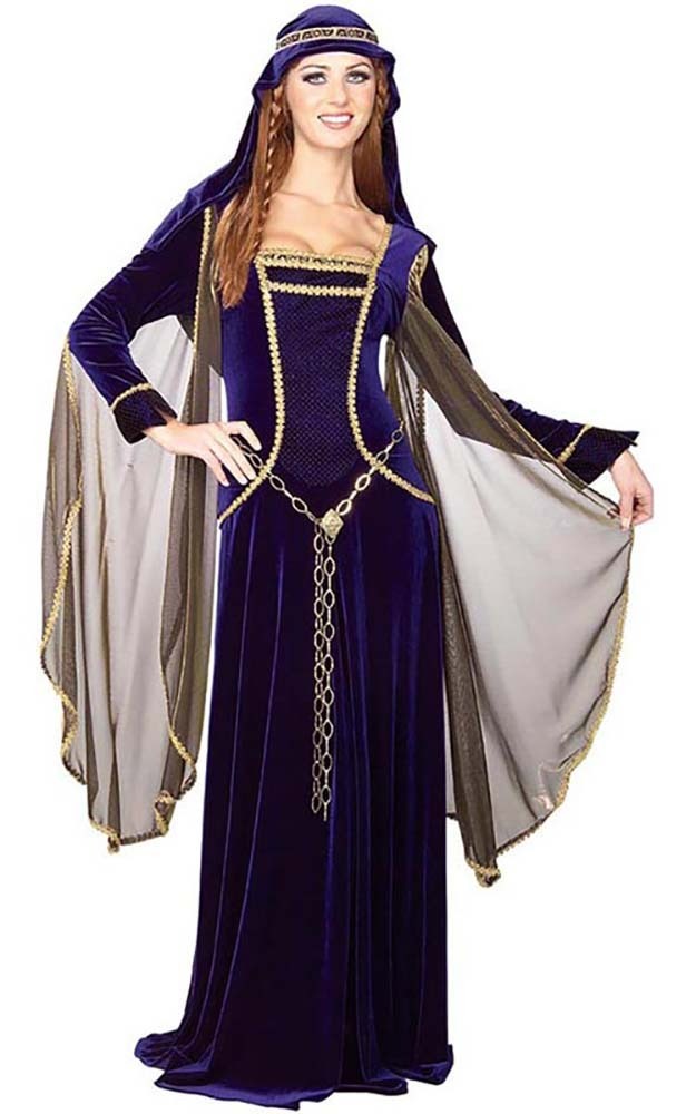 Morph Adult Viking Costume Women Medieval Dress Algeria