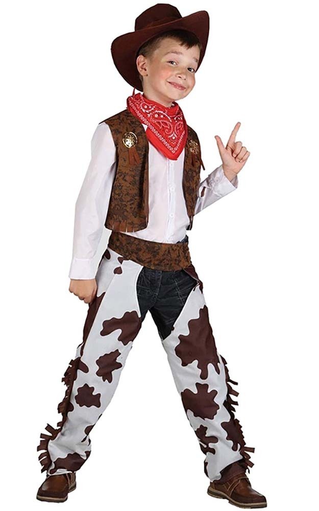 COWBOY WESTERN CHILD BOYS FANCY DRESS BOOK WEEK COSTUME