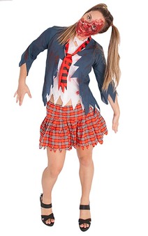 Zombie Schoolgirl Adult Costume