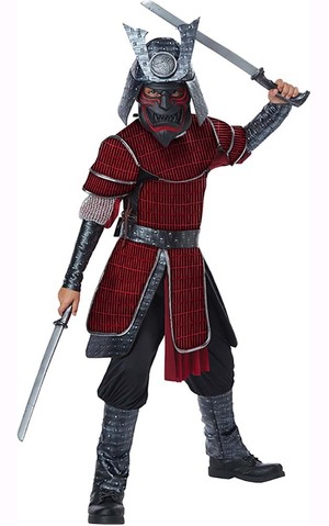 Deluxe Samurai Child Japanese Warrior Costume