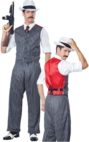 Mobster Adult Gangster 1920s Costume