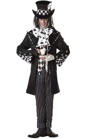 Dark Mad Hatter Adults Costume