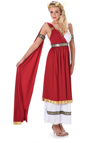 Roman Empress Adult Toga Costume - KARNIVAL