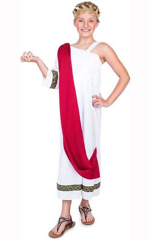 Roman Emperess Child Toga Costume