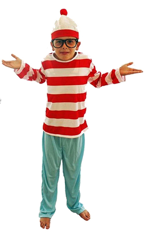 Where's Wally Child Costume